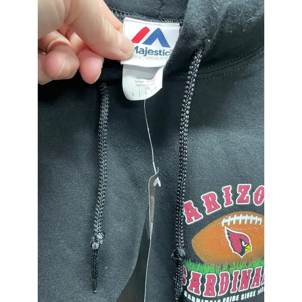Arizona Cardinals NFL Men's Hoodie Size Large - Design on the Back New With Tags